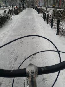 Zima na rowerze