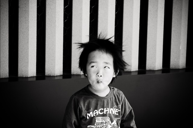 Little boy in Asakusa, Tokyo, Japan