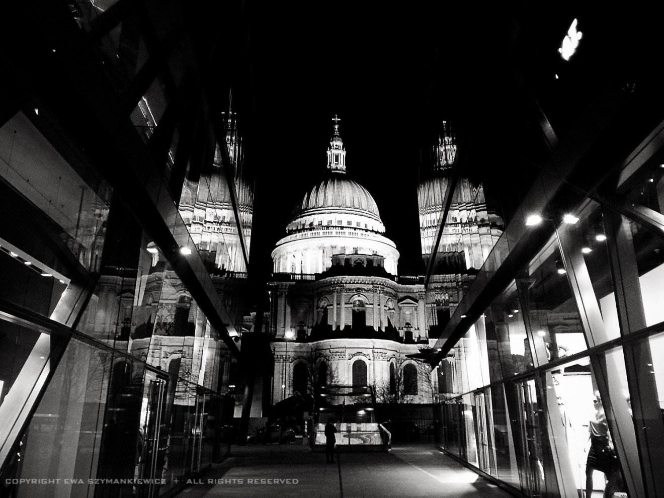 St. Paul's Cathedral by night, London