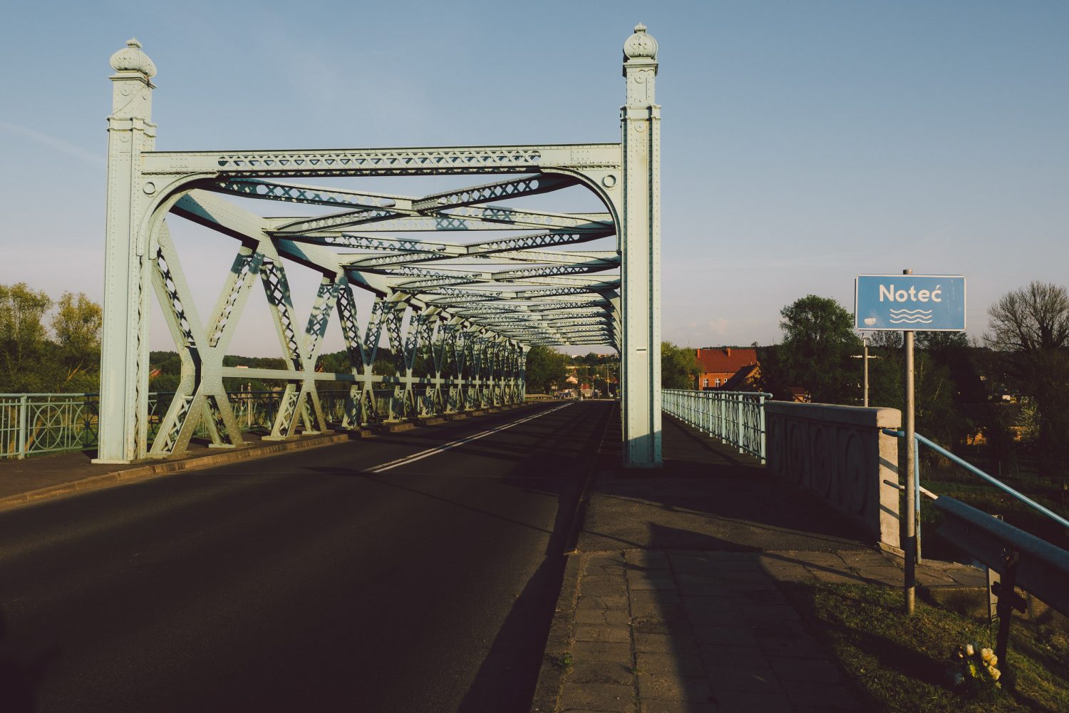 Wędruący most na Noteci w Czarnkowie